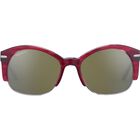 VINITA, Red Streaky Acetate with Shiny Silver Metal-Mineral Polarized 555nm Cat 3 to 3, hi-res image number null